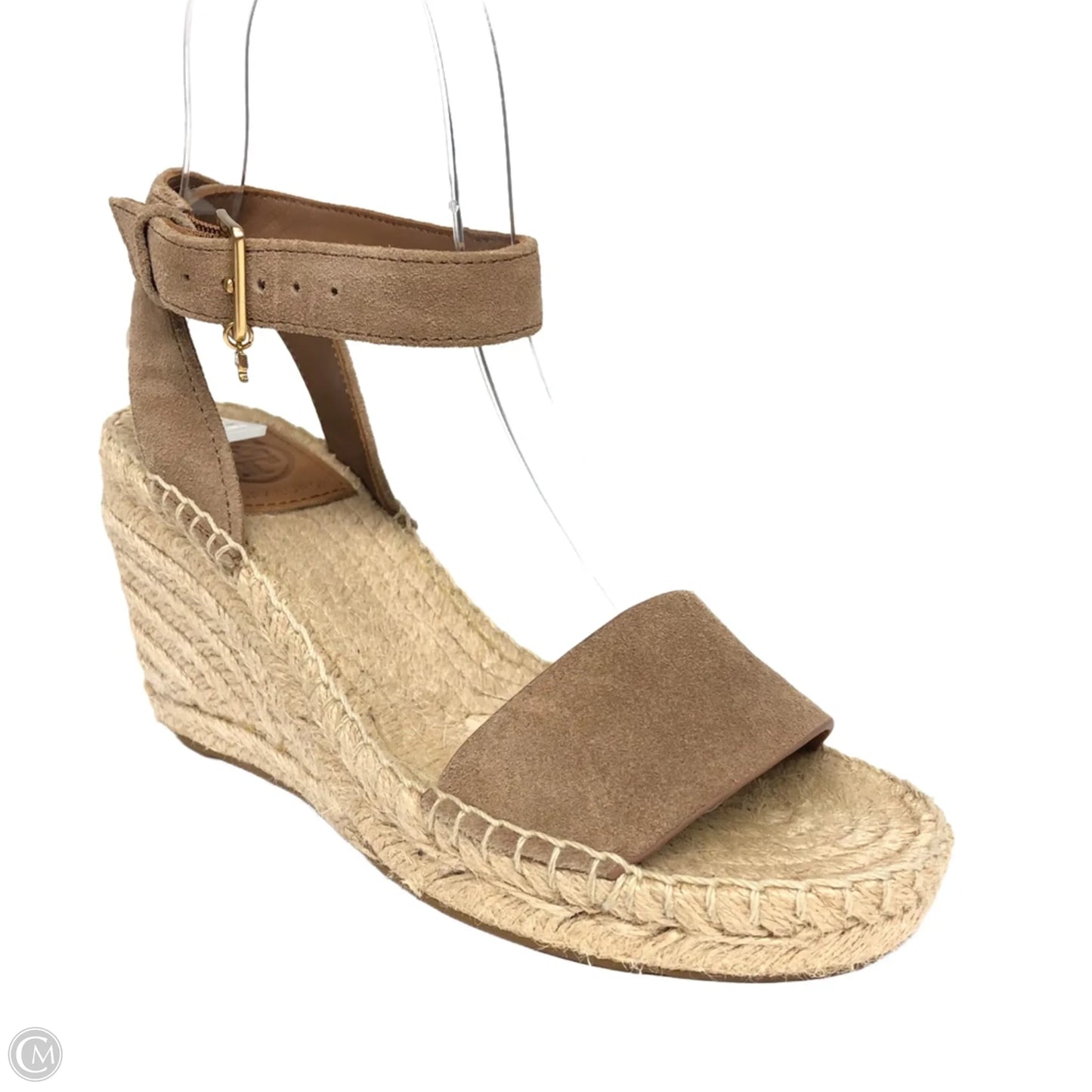 Sandals Designer By Tory Burch In Beige, Size: 5