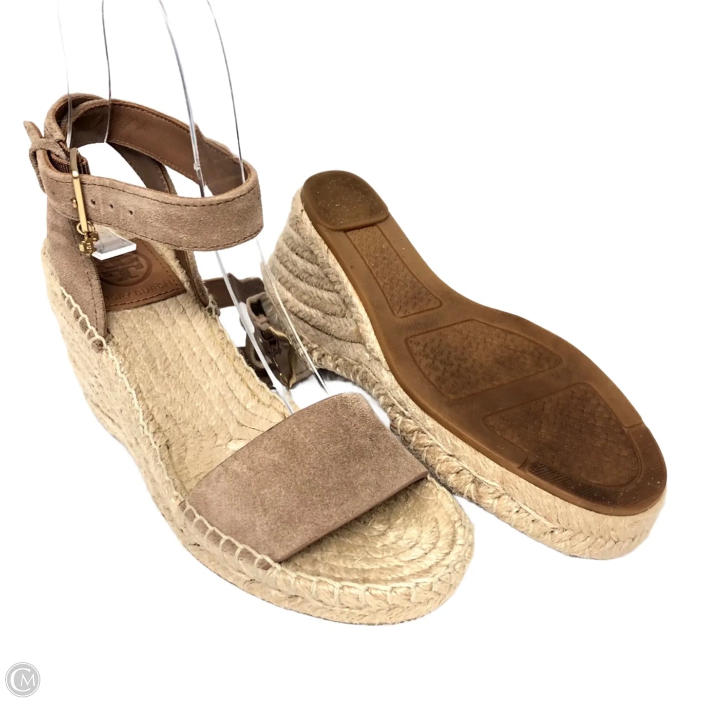 Sandals Designer By Tory Burch In Beige, Size: 5