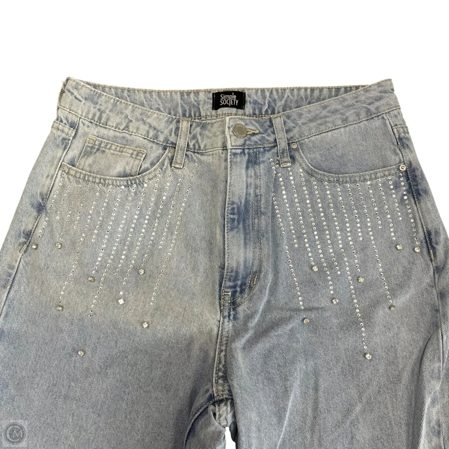 Jeans Straight By Clothes Mentor In Blue Denim, Size: 8