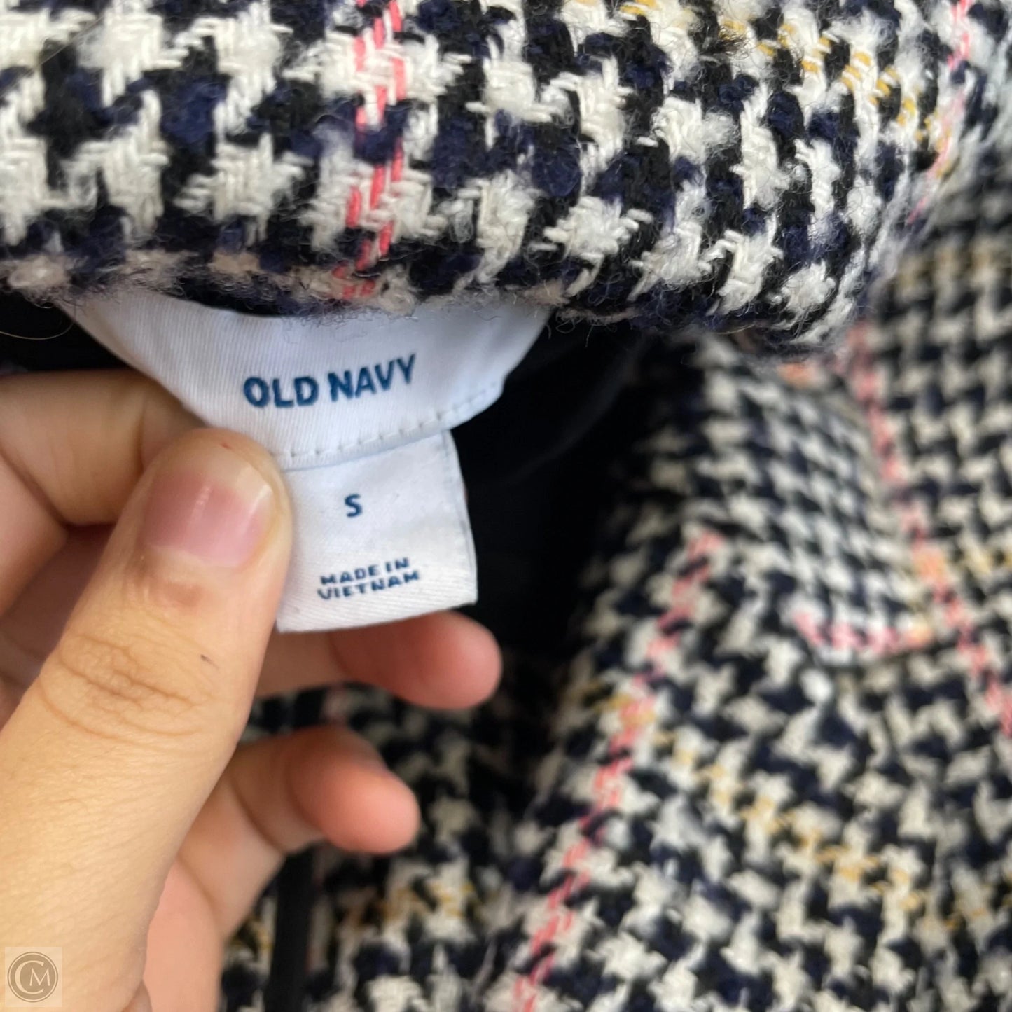 Blazer By Old Navy In Blue & White, Size: S