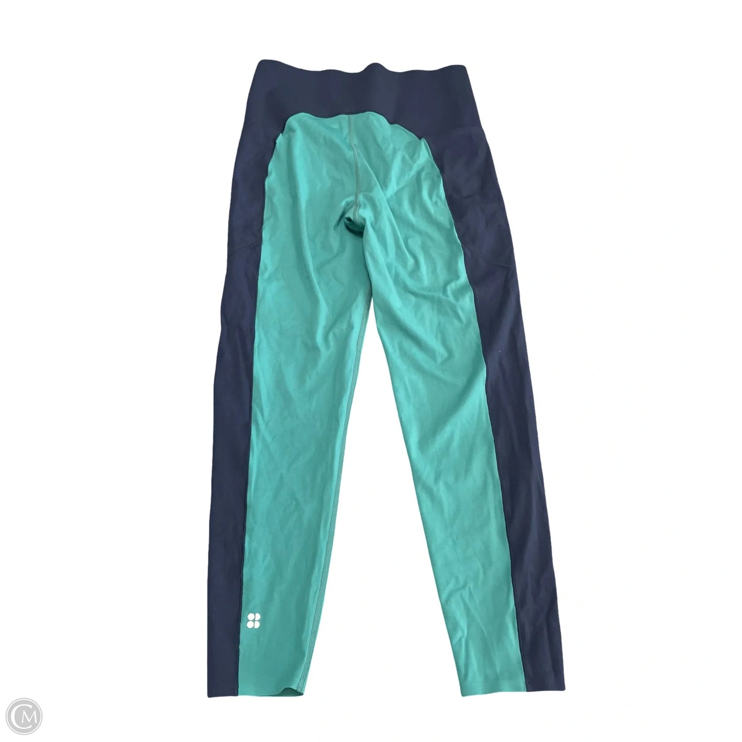 Athletic Leggings By Sweaty Betty In Blue & Green, Size: 8