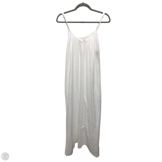 Dress Casual Midi By Clothes Mentor In White, Size: M
