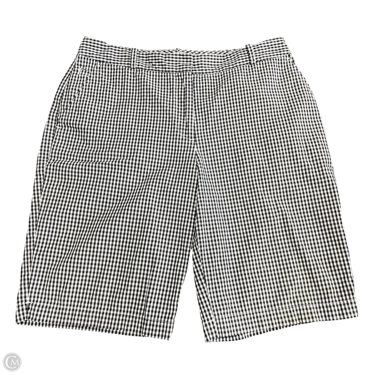 Shorts By Talbots In Black & White, Size: 6p