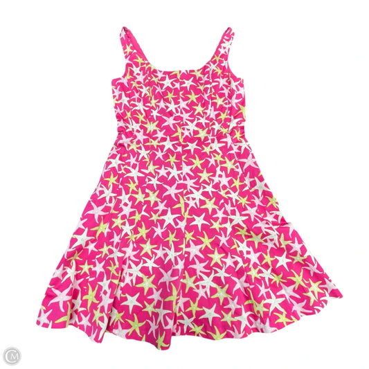 Dress Casual Short By Pappagallo In Green & Pink, Size: 4