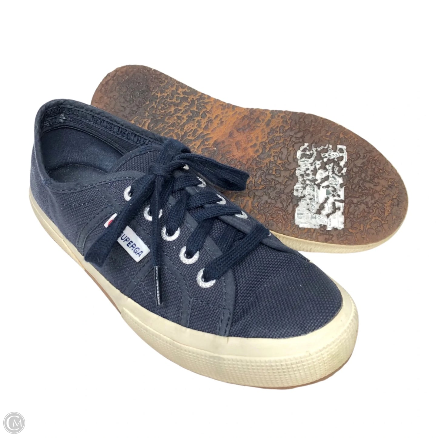 Shoes Sneakers By Superga In Blue, Size: 7.5