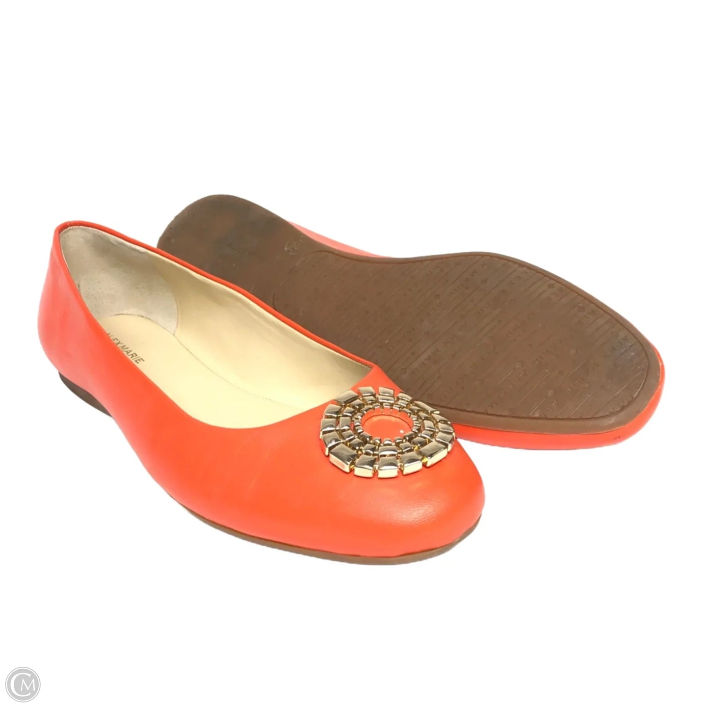Shoes Flats By Alex Marie In Orange, Size: 10