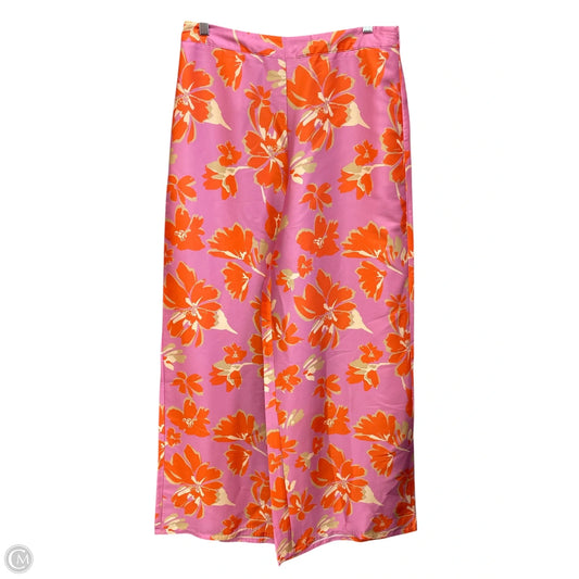 Pants Wide Leg By Antonio Melani In Orange & Pink, Size: 6