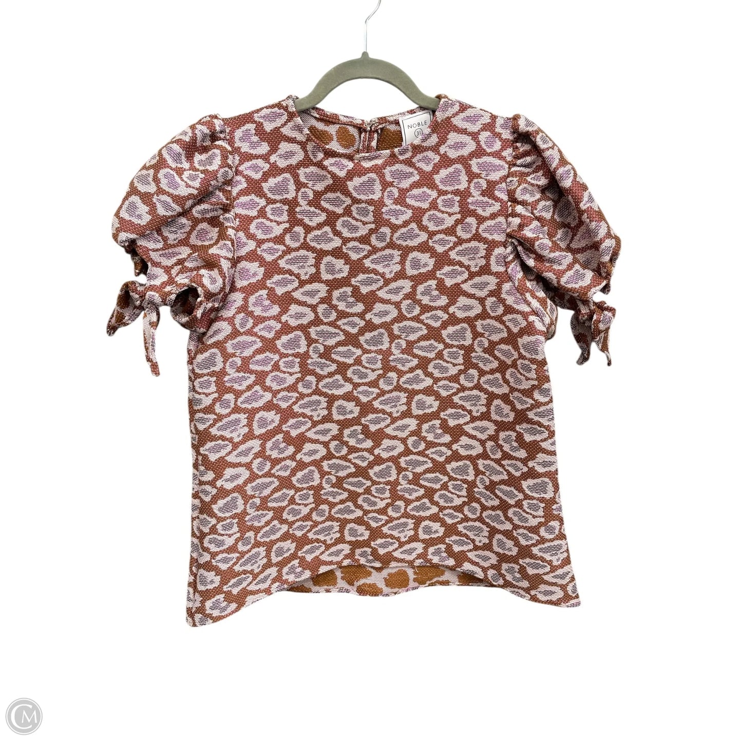 Top Short Sleeve By Cmc In Pink & Purple, Size: M