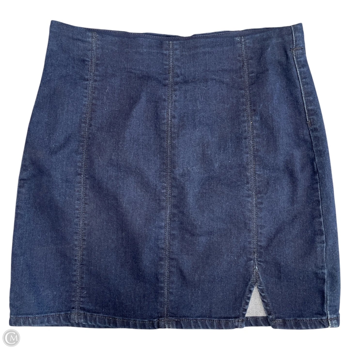 Skirt Mini & Short By Free People In Blue Denim, Size: S