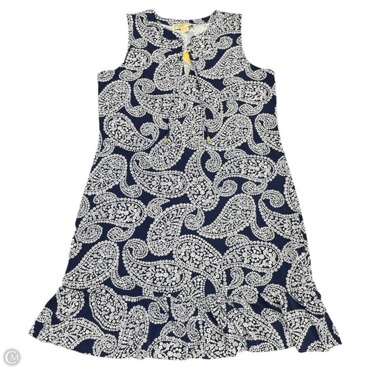 Dress Casual Short By Michael By Michael Kors In Blue & White, Size: M