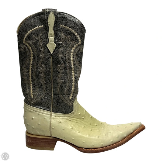 Boots Western By Clothes Mentor In Cream, Size: 8