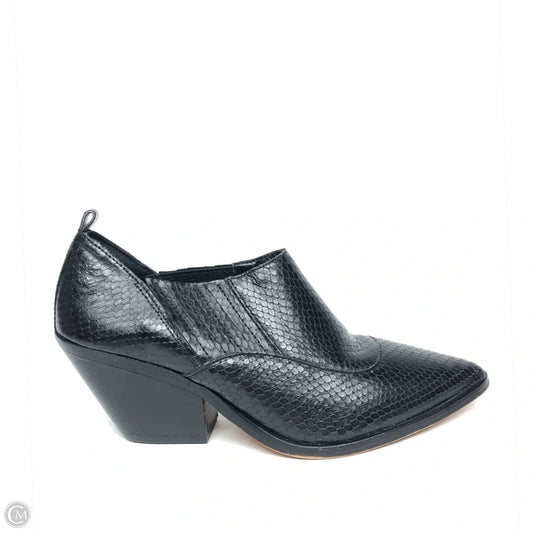 Boots Ankle Heels By Vince Camuto In Black, Size: 6