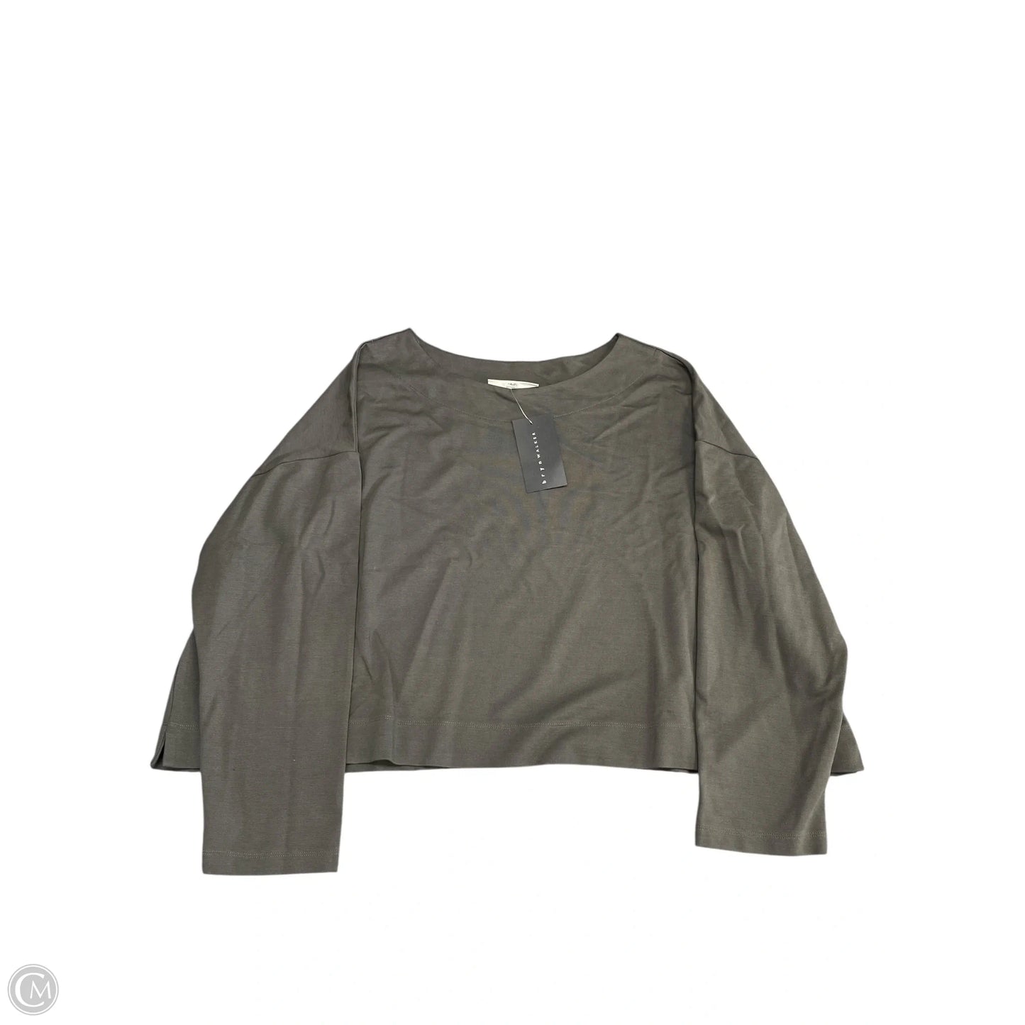 Top Long Sleeve By Bryn Walker In Grey, Size: Xl