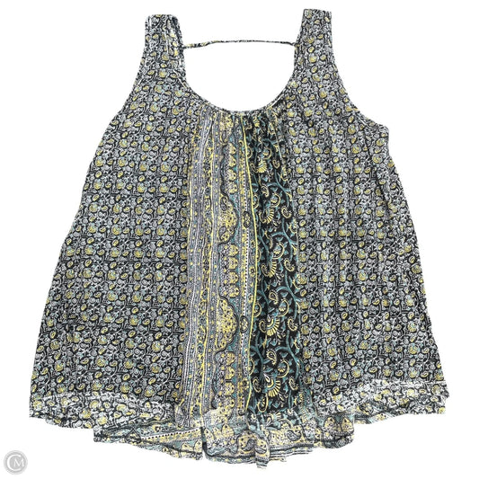 Top Sleeveless By Free People In Black & Blue, Size: Xs