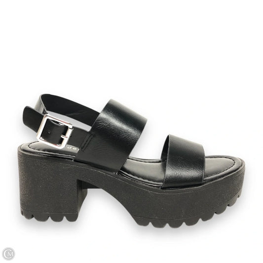 Sandals Heels Block By Madden Girl In Black, Size: 7
