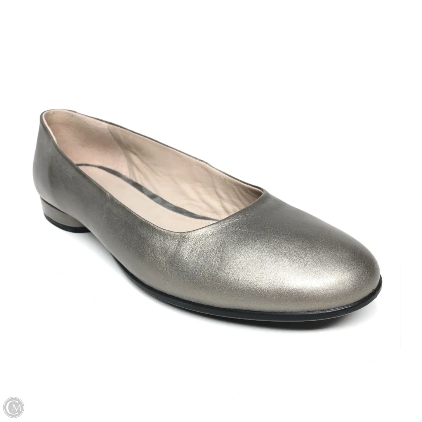 Shoes Flats By Ecco In Grey, Size: 9