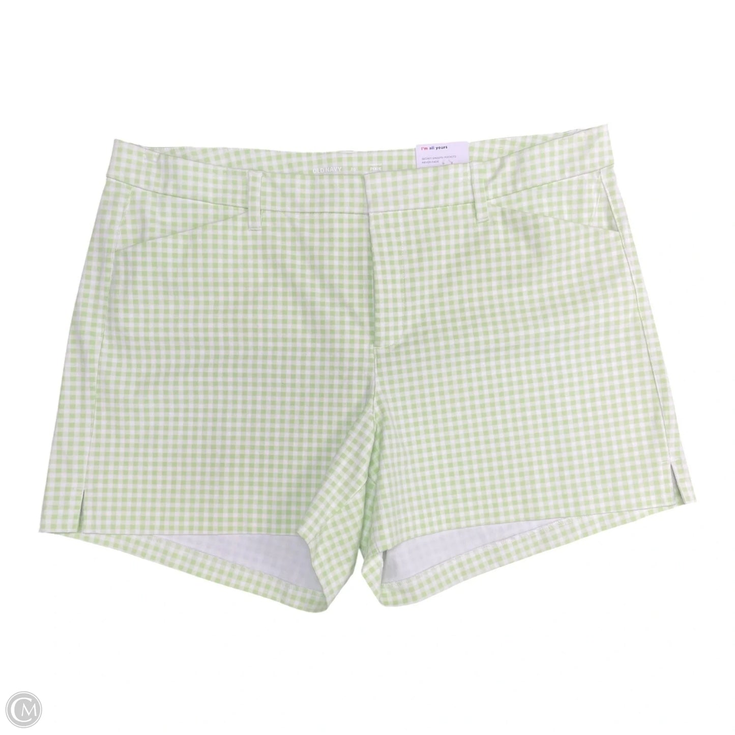 Shorts By Old Navy In Green & White, Size: 20