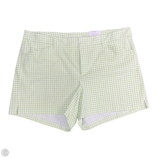 Shorts By Old Navy In Green & White, Size: 20
