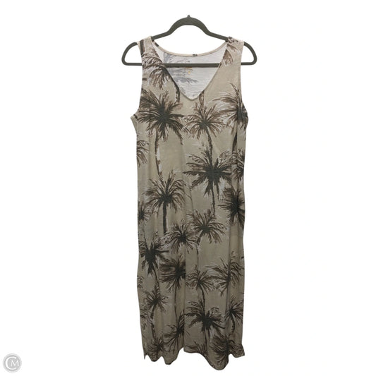 Dress Casual Midi By Belle By Kim Gravel In Beige, Size: M