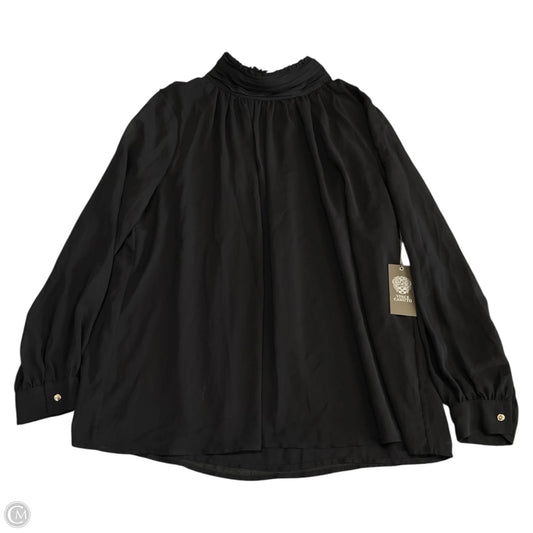 Top Long Sleeve By Vince Camuto In Black, Size: L