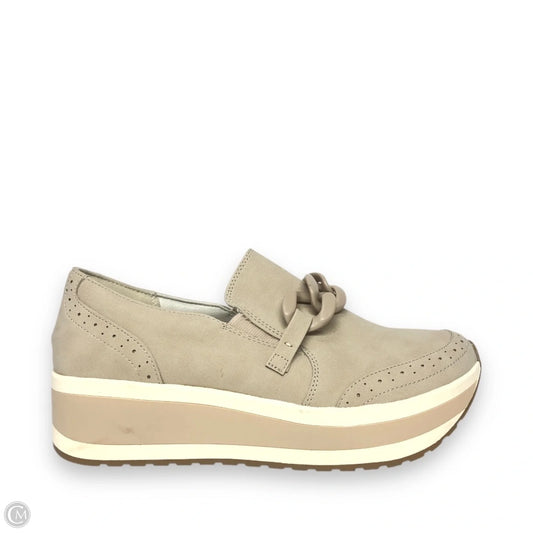 Shoes Heels Platform By Dv In Beige, Size: 11