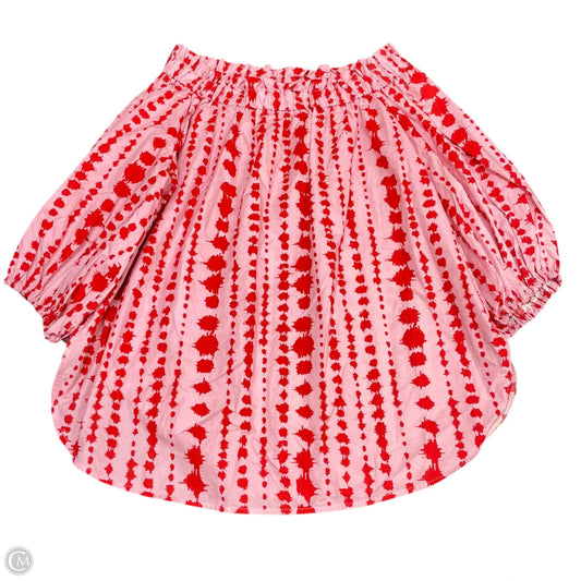 Top Short Sleeve By Cmb In Pink & Red, Size: Xs