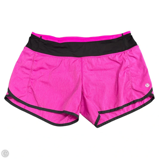 Athletic Shorts By Lululemon In Purple, Size: 6