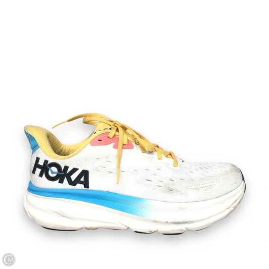 Shoes Athletic By Hoka In Blue & White, Size: 10