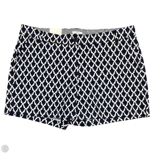 Shorts By Crown And Ivy In Blue & White, Size: 14