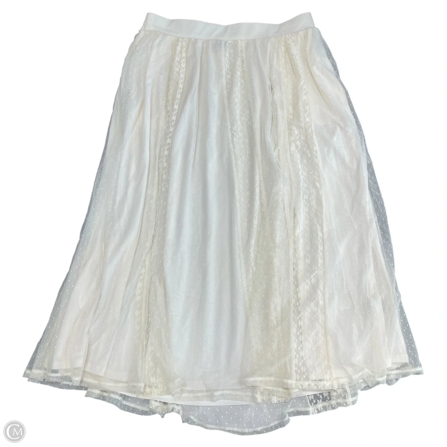 Skirt Maxi By Torrid In Cream, Size: 2x