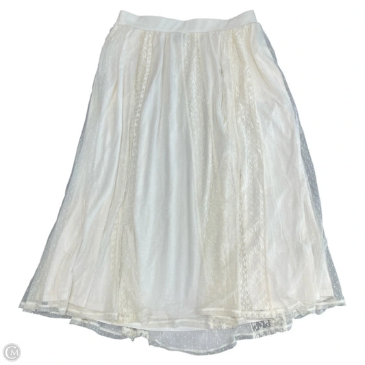 Skirt Maxi By Torrid In Cream, Size: 2x