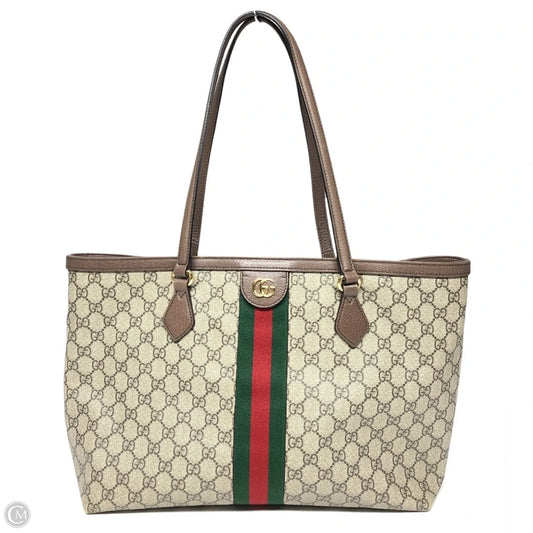 Tote Luxury Designer By Gucci, Size: Large