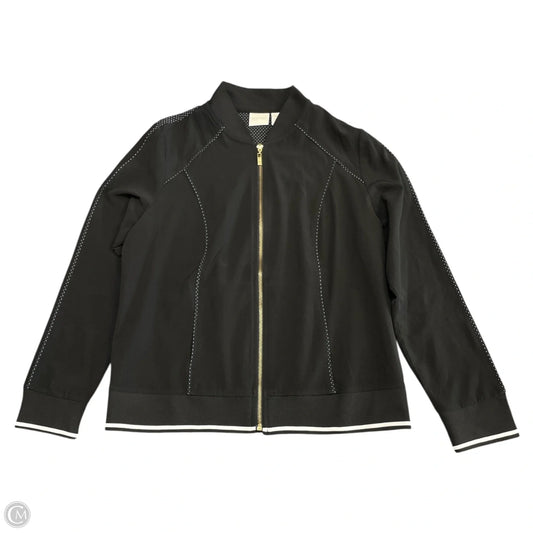Athletic Jacket By Zenergy By Chicos In Black, Size: S