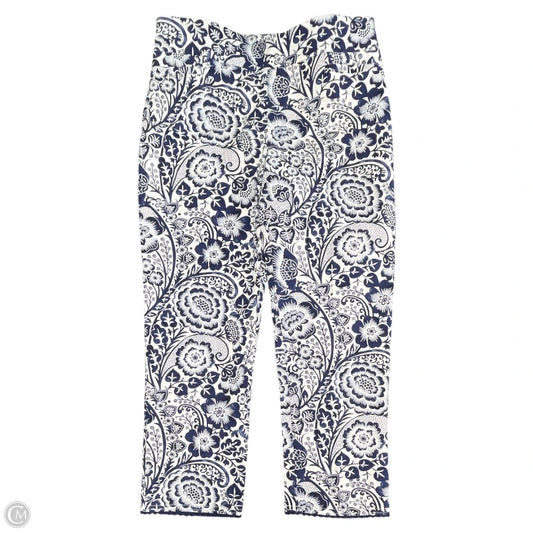 Pants Chinos & Khakis By Chicos In Blue & White, Size: 2p