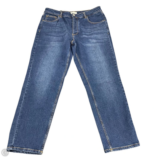 Jeans Straight By Cmc In Blue Denim, Size: 16