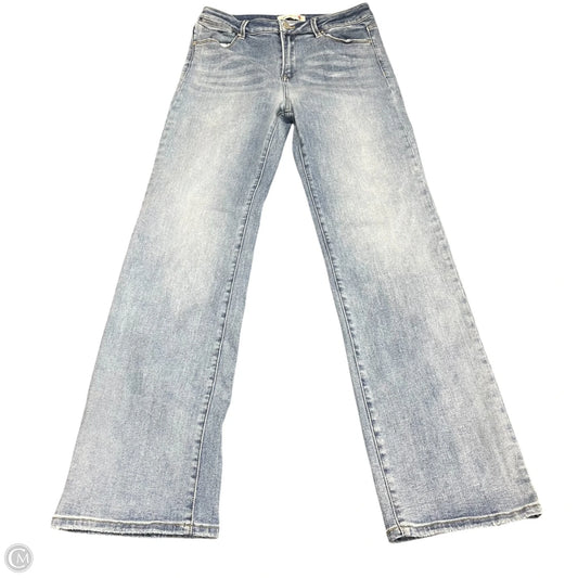 Jeans Straight By Risen In Blue Denim, Size: 14