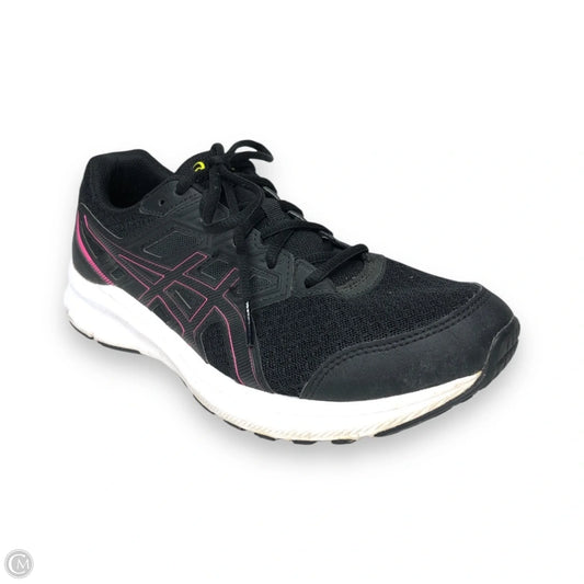 Shoes Athletic By Asics In Black & Pink, Size: 11