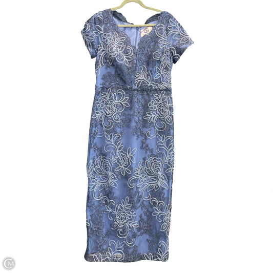 Dress Party Long By Js Collections In Blue, Size: 12