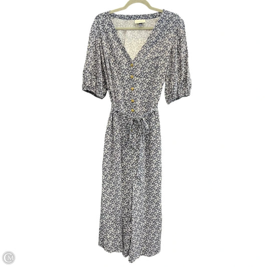 Jumpsuit By Universal Standard In Blue & White, Size: L