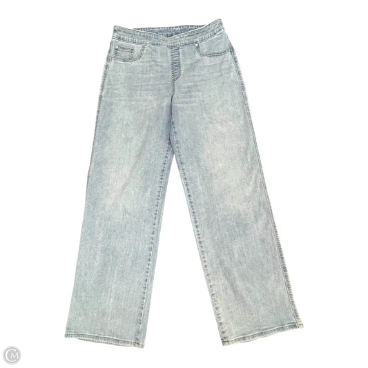 Jeans Wide Leg By Chicos In Blue Denim, Size: 10