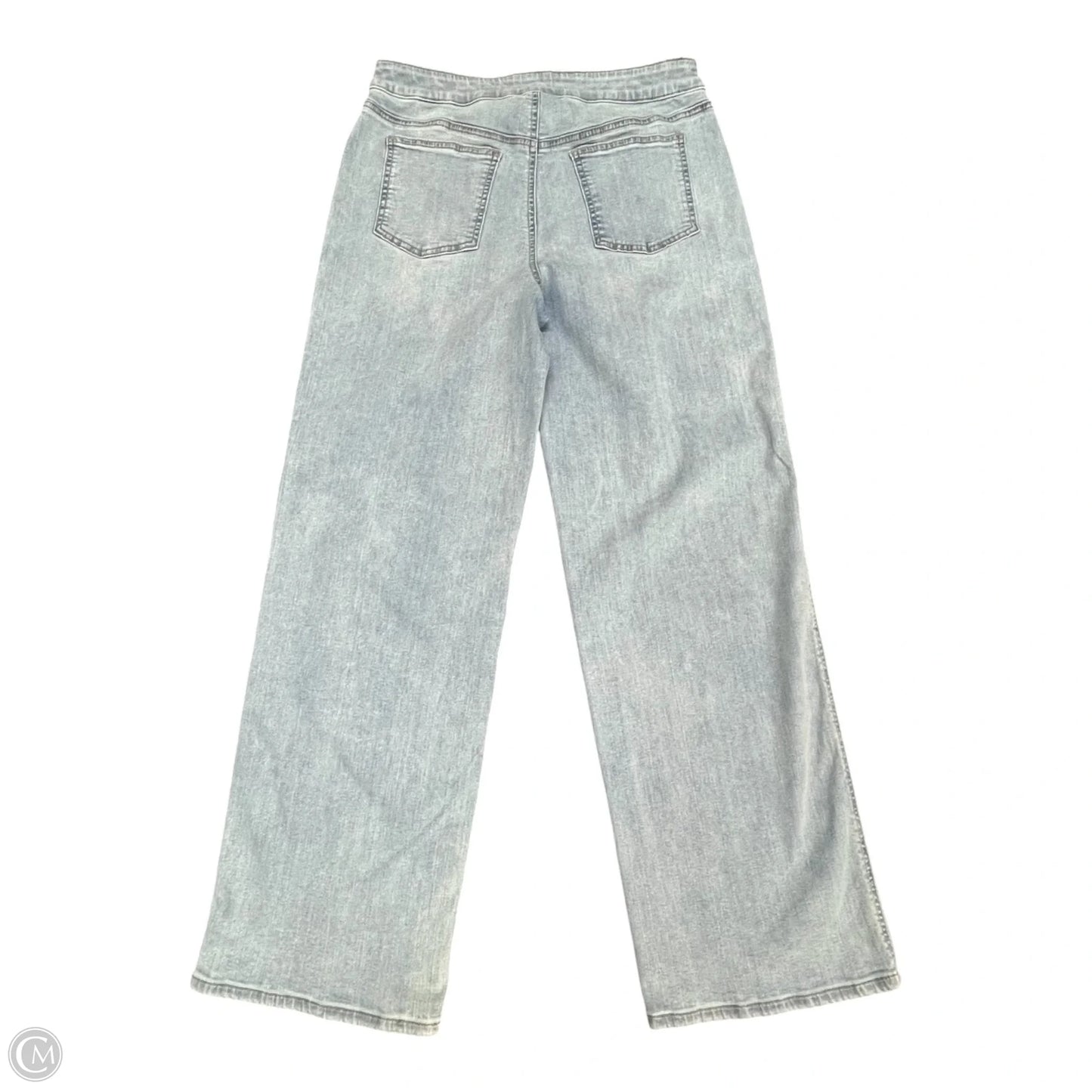 Jeans Wide Leg By Chicos In Blue Denim, Size: 10