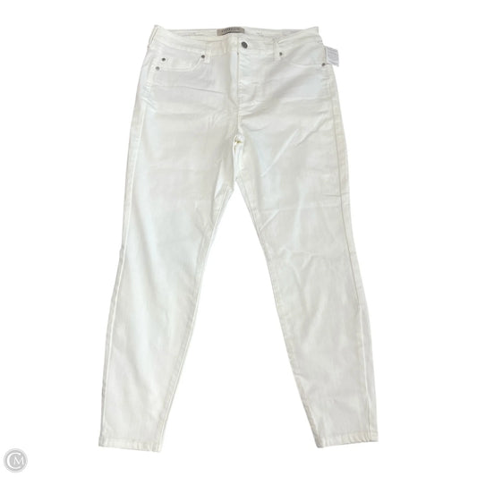 Jeans Skinny By Liverpool In Ivory, Size: 14