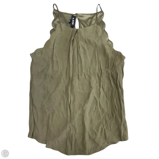 Top Sleeveless By A Byer In Green, Size: M