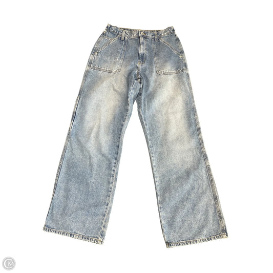 Jeans Wide Leg By Arizona In Blue Denim, Size: 10