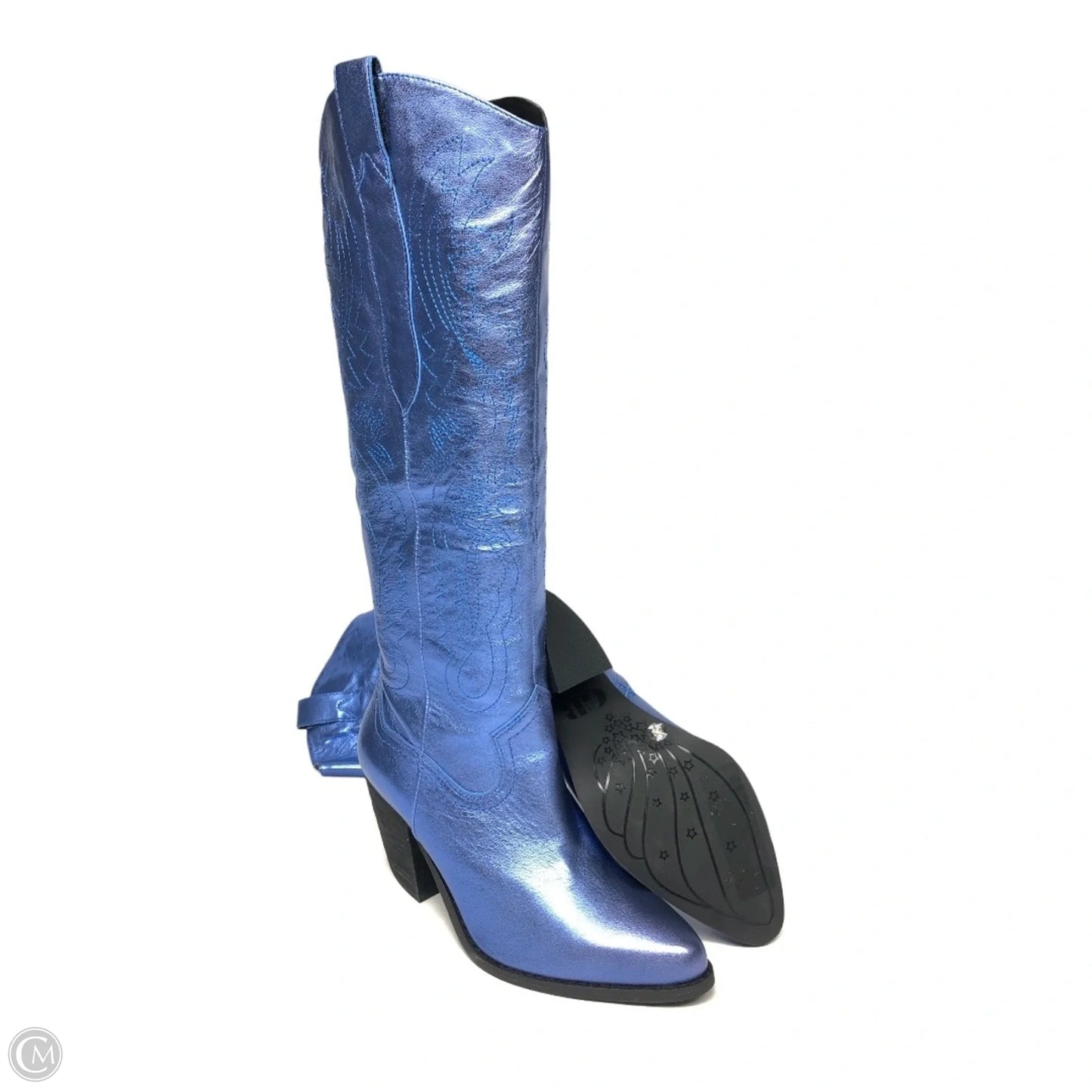Boots Western By Gianni Bini In Blue, Size: 8