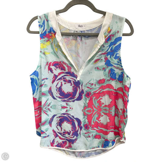 Top Sleeveless By Glam In Multi-colored, Size: S