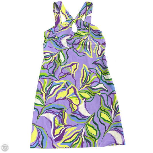 Dress Casual Short By Boston Proper In Green & Purple, Size: Xs
