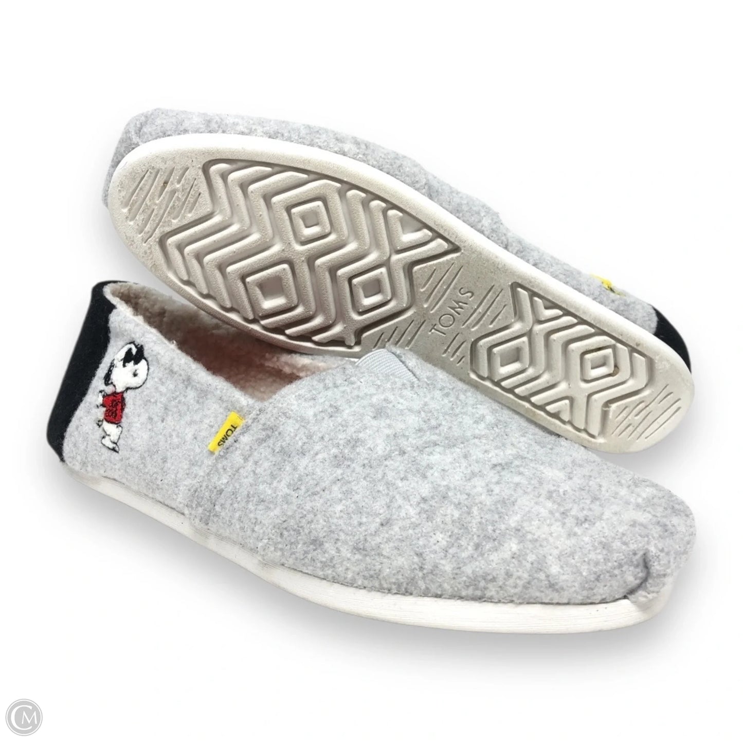 Shoes Flats By Toms In Grey, Size: 10