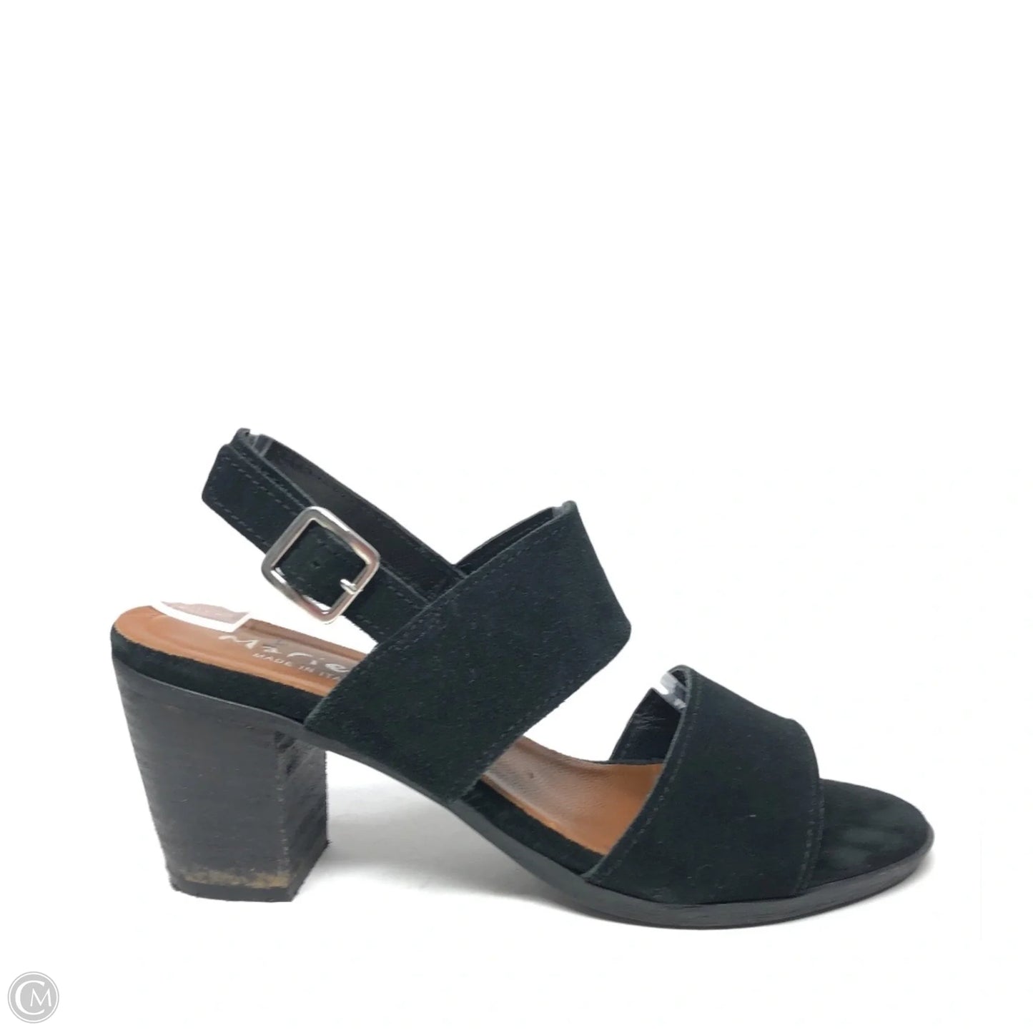 Sandals Heels Block By Cmc In Black, Size: 9