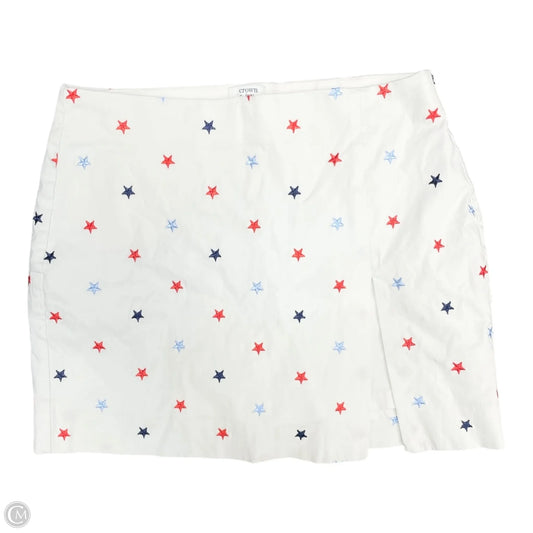 Athletic Skort By Crown And Ivy In Blue & Red & White, Size: 10
